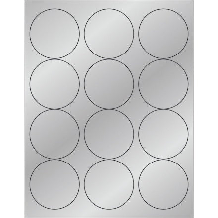 BSC PREFERRED Bsc Preferred LL217SR Silver Laser Labels 1200 Per Case