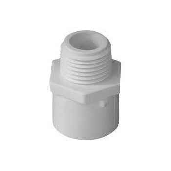CHARLOTTE PIPE Charlotte Pipe PVC 02110 0800HA 3/4 in. x 1 in. Schedule 40 male PVC adapter (Each)
