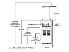 Raypak 003723 Indoor Draft Hood for 130A 155A Series Heaters