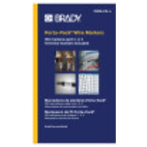 BRADY Brady PWM-PK-4 Porta-Pack Wire Marker Book 10/Pack