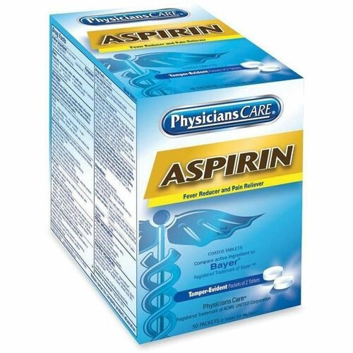 WESTCOTT Acme United Corporation ACM90014 Aspirin Packets Box 50