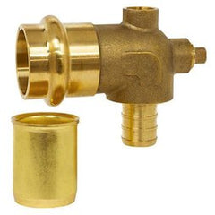 Webstone H-16833W-R Elbow Dual Vent 3/4 x 1/2 Inch Lead Free Brass Press x PEX F1807