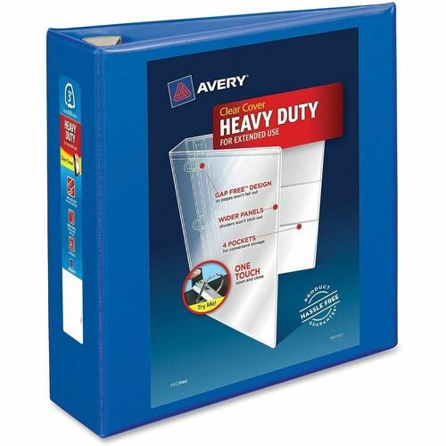 AVERY Avery AVE79811 Heavy-duty View Binder 3 Inch Pacific Blue