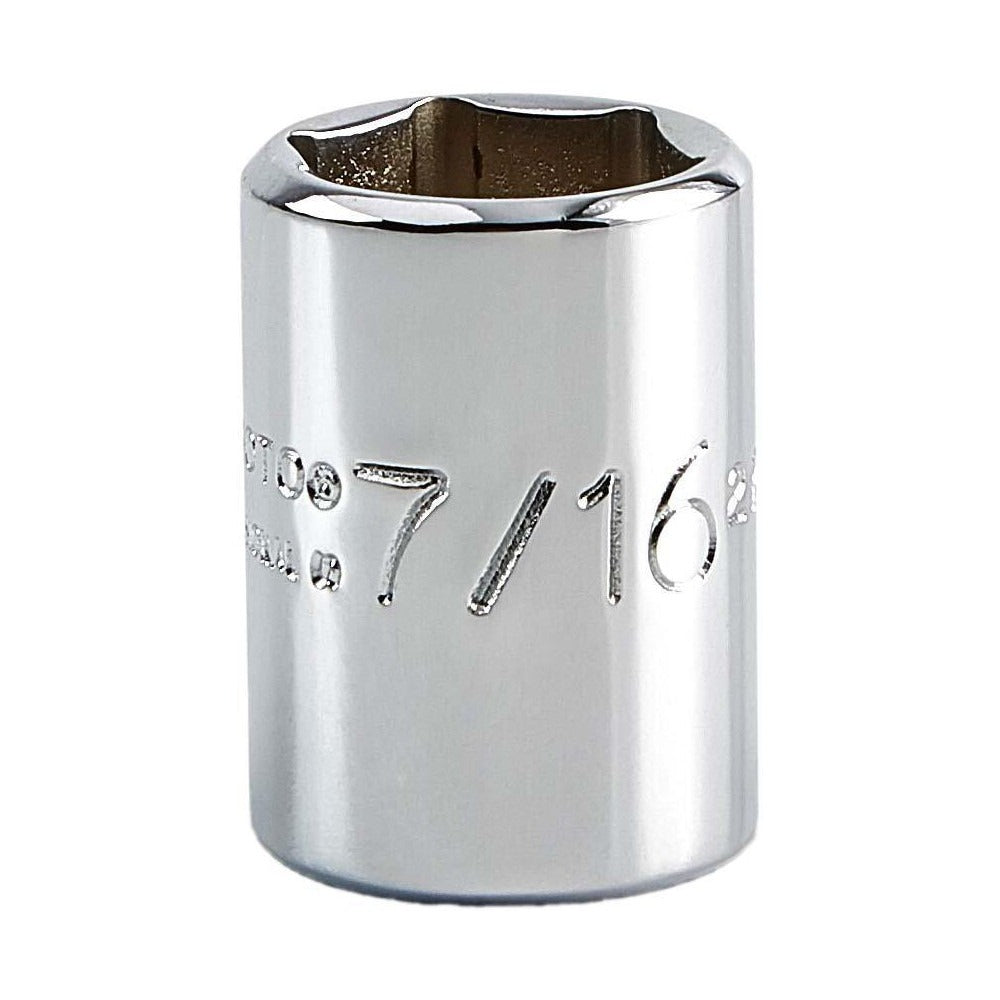 PROTO Proto J4714 Hand Socket 7/16 in 6-point 1/4 in Drive