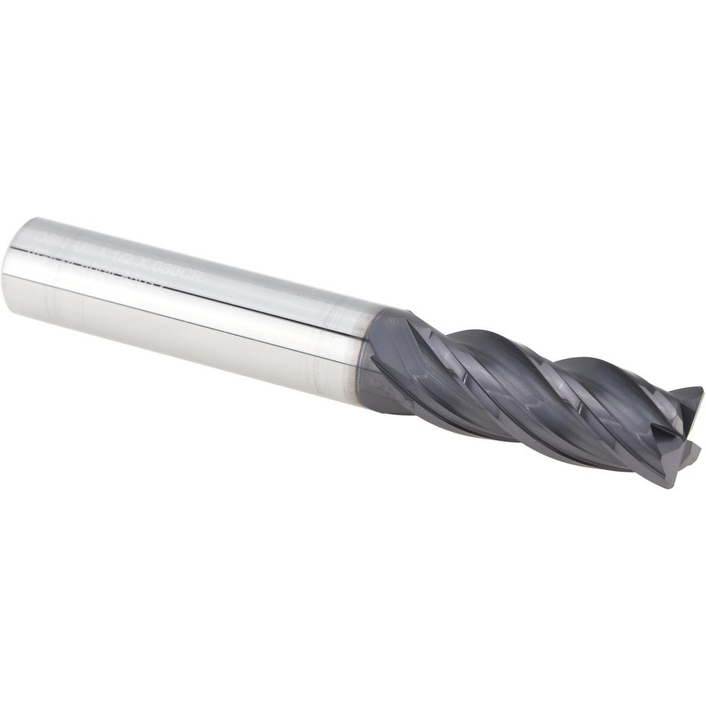 OSG Osg VG434-5004 Corner Radius End Mill 0.5in 4 Flute Tialn
