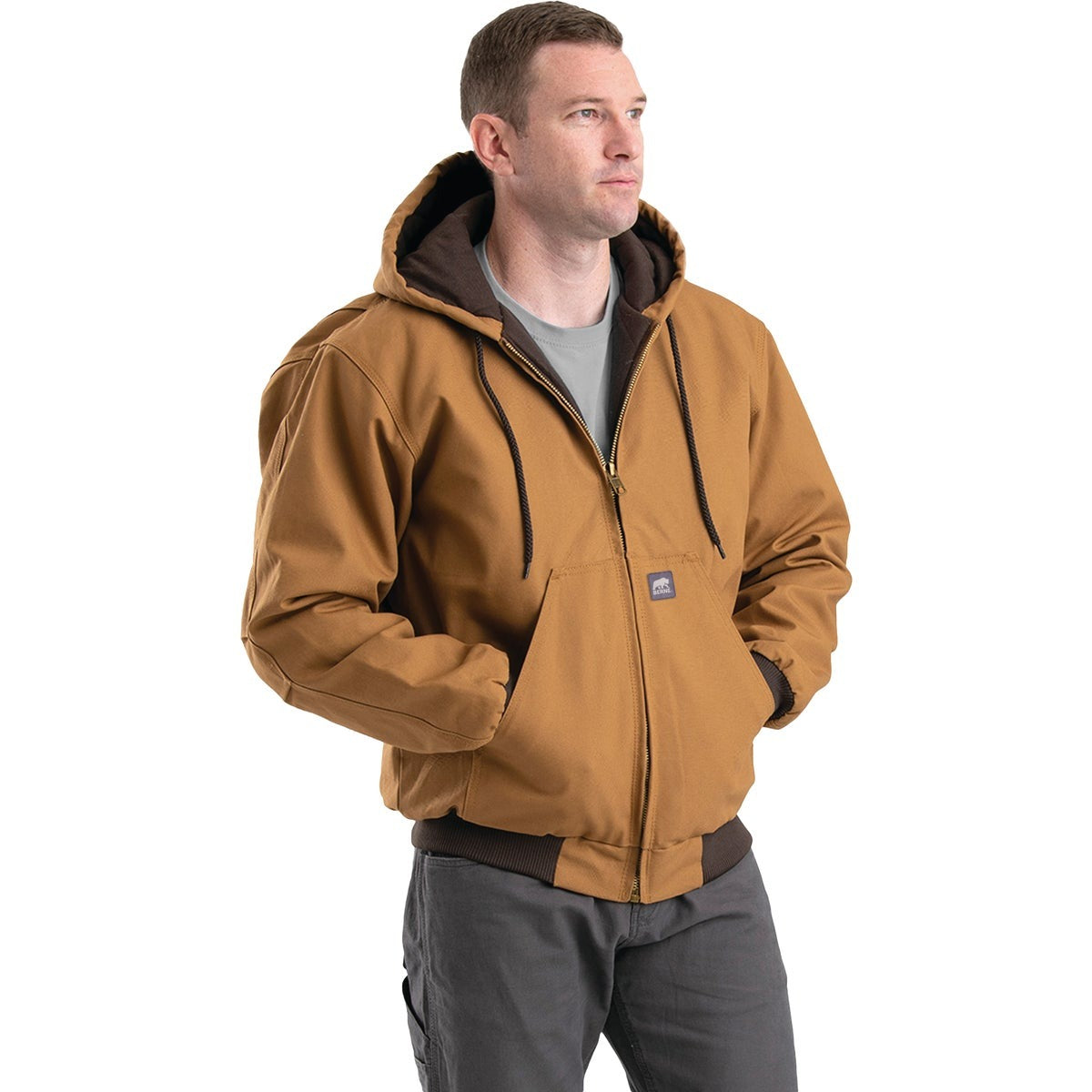 BERNE Berne HJ51BDR440 Duck Hooded Active Jacket