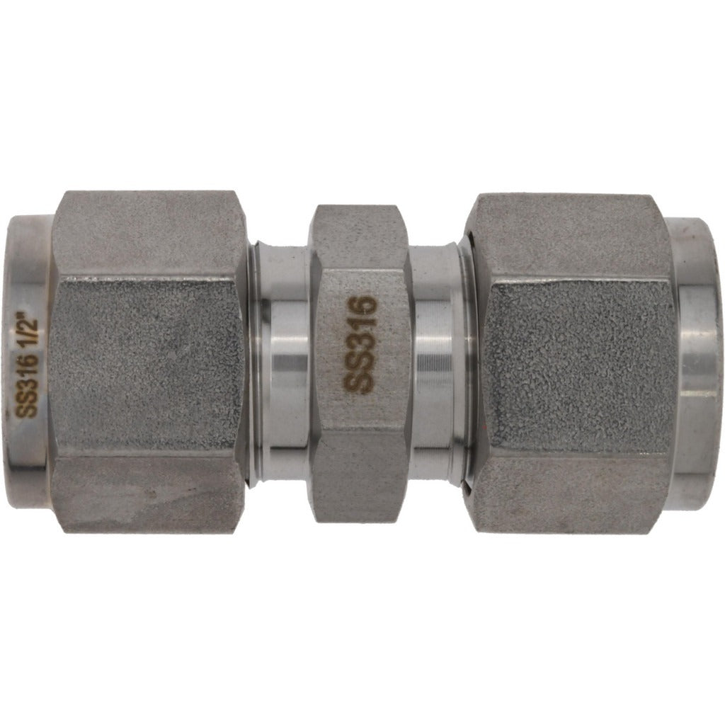 VALUE COLLECTION Value Collection SS-TU-FT8 Compression Tube Union 1/2 in