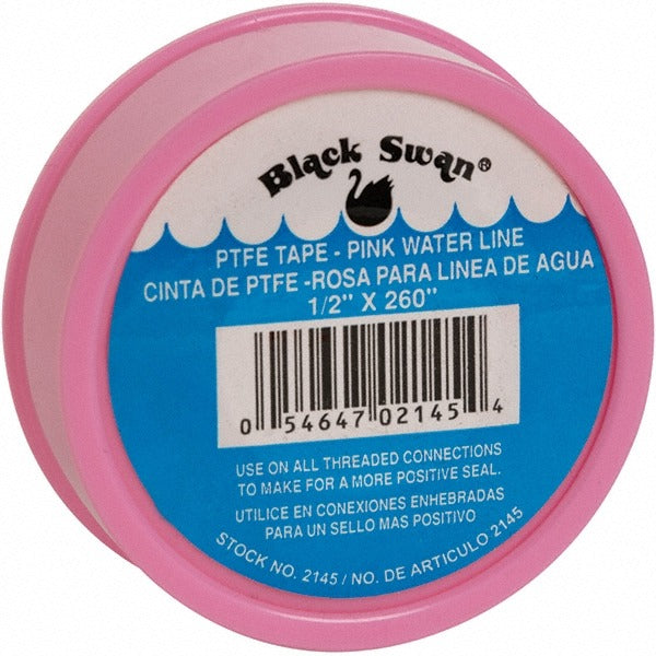 BLACK SWAN Black Swan 02145 Ptfe Pipe Sealing Tape 1/2 Inch Pink