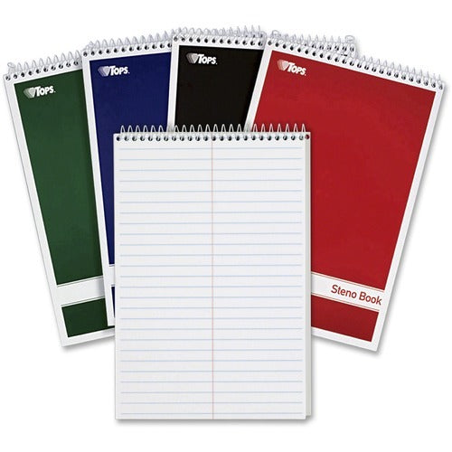 TOPS Tops TOP80220 Steno Tablet 80 Sheets 6x9 Pack of 4