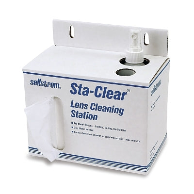 Sellstrom S23469 Sta-Clear Lens Cleaning Station 10-1/2 in L x 4-1/2 in W 1,000 Tissues Per Box