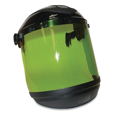 Sellstrom S31201 Arc Flash Faceshield Universal Hard Hat Mount Black/Lt Green 8 in x 15 in