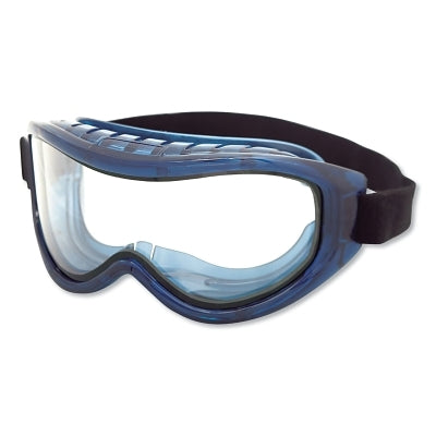 Sellstrom S80200 Odyssey II Series Industrial Dual-Lens Goggle Clear Lens Blue Frame OTG AF/HC