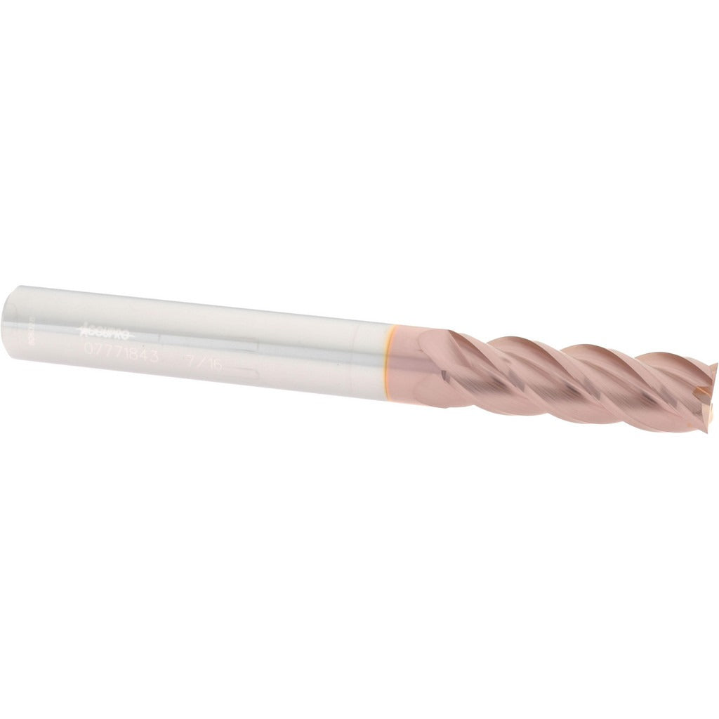 ACCUPRO Accupro 12183415 Square End Mill 7/16 in 4 Flute Carbide