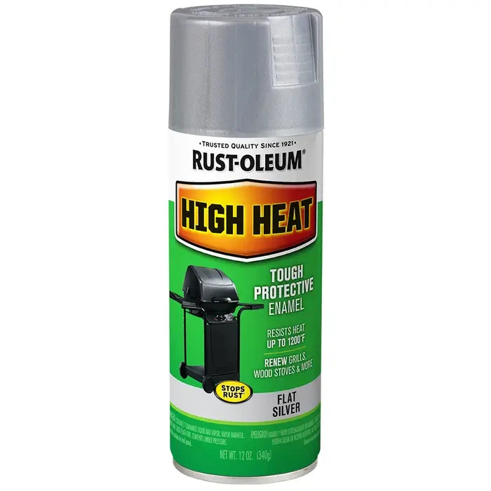 RUST-OLEUM Rust-Oleum 7716830 High Heat Enamel Spray Paint 12 oz (1 Pack)