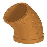 Victaulic F020011P00 11 Series Ductile Iron Grooved Elbow 2 Inch 45 Degree