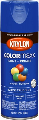 KRYLON Krylon K05543007 True Blue Gloss Spray Paint 12 Oz
