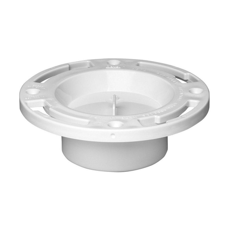 Oatey 43507 3 in. Inside Closet Flange with Test Cap