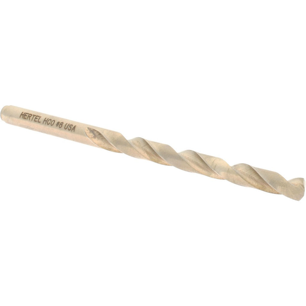 HERTEL Hertel 04138558 Cobalt Jobber Drill Bit No. 8 135 Deg
