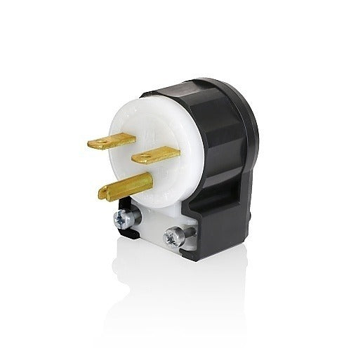 LEVITON Leviton Telcom 5666-CA Angle Plug 2-pole 3-wire 15A