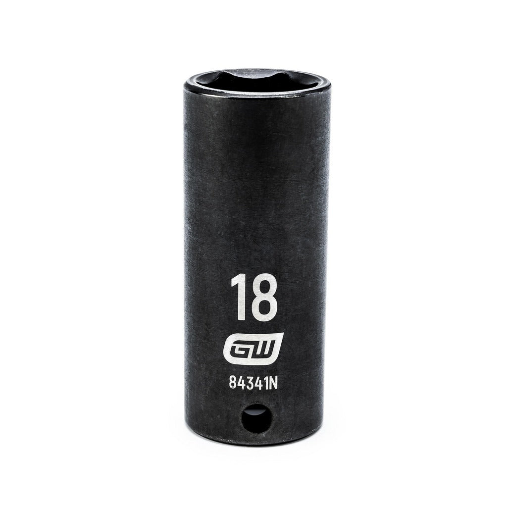 GEARWRENCH Gearwrench 84341N Impact Socket 3/8 in Drive 18mm