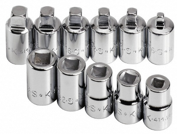 PARKER Sk 19781 Pipe Plug Socket Set 11 Pc 3/16-3/8 in