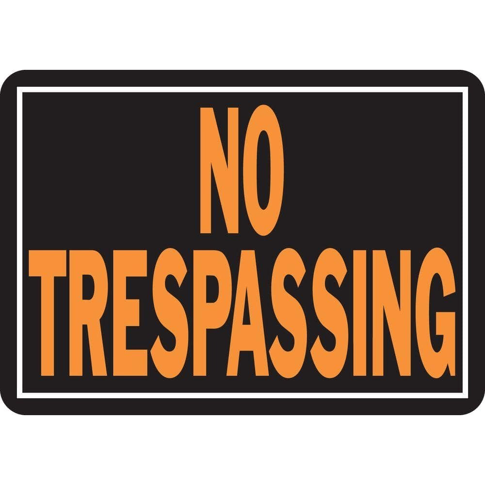 HY-KO Hy-Ko 804 No Trespassing Aluminum Sign (9.25 x 14 in)