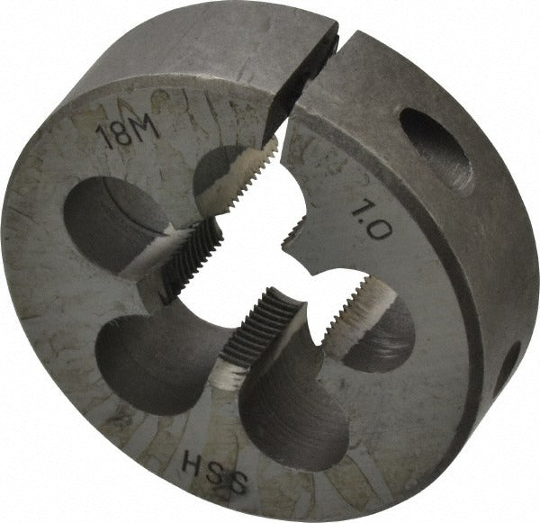 VALUE COLLECTION Value Collection 314-1786 Round Die M18x1 2 Inch Od Hss