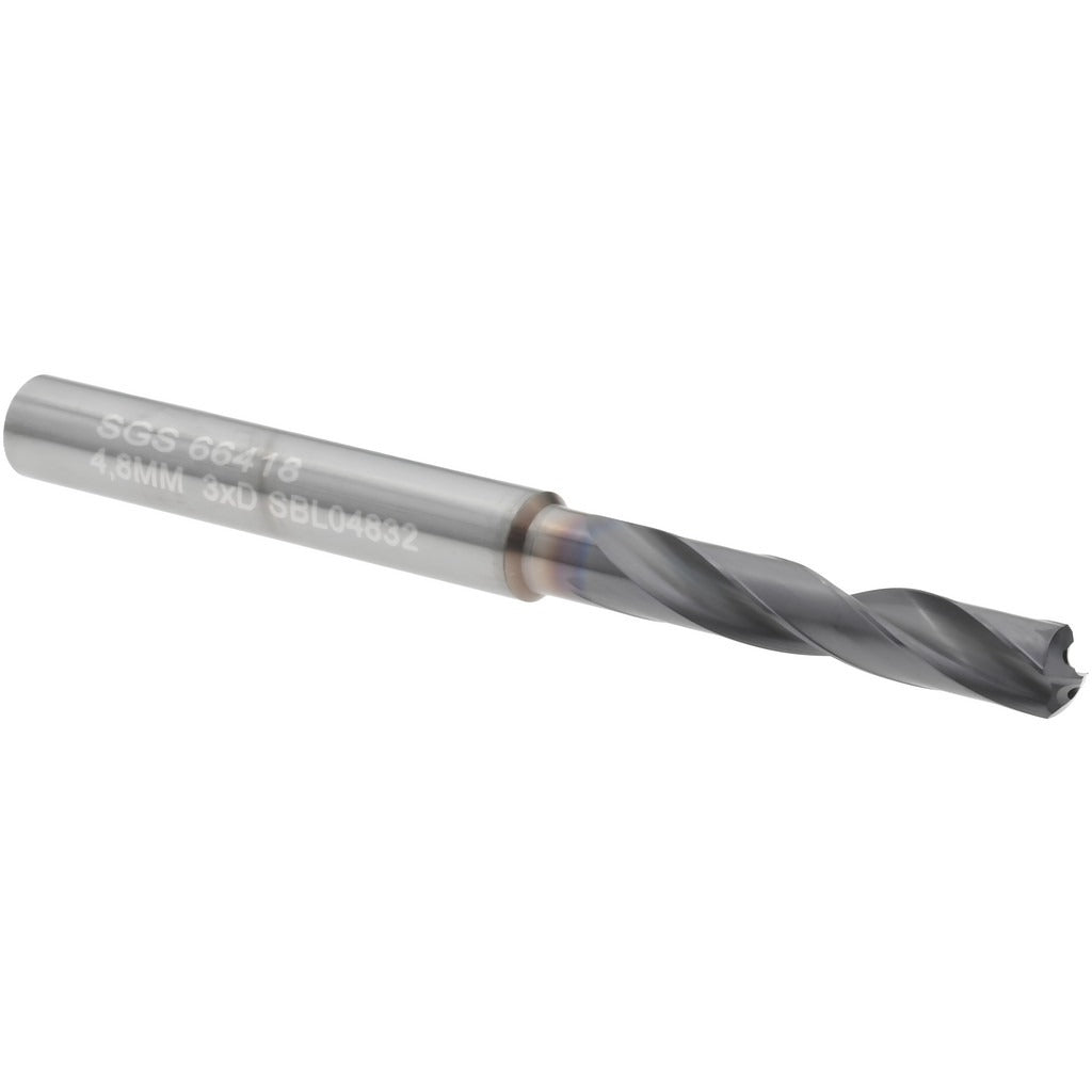 KYOCERA SGS PRECISION TOOLS Sgs 66418 Size 12 Screw Machine Drill Bit Solid Carbide