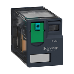 Schneider Electric RXM2AB1BD 24 VDC 12 Amp 2CO DPDT Din Rail/Panel Mount Miniature Plug-In Relay