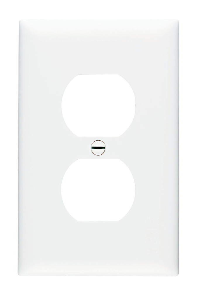 Pass & Seymour TPJ8W Jumbo 1Gang Wall Plate Duplex Receptacle