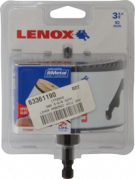 LENOX Lenox 1772949 Bi-metal Hole Saw 3-5/8 Inches Metal