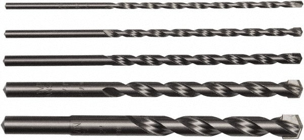 IRWIN Irwin 4935076 Hammer Drill Bit Set 5 Pc 5/32 to 1/2 in Hss