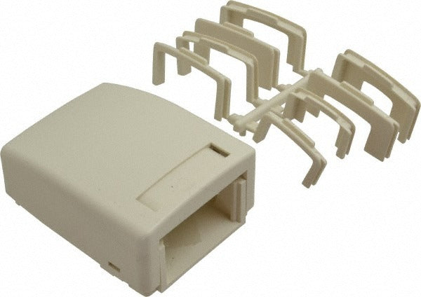 WIREMOLD Wiremold PDB1CMV Rectangular Raceway Box Ivory PDB1