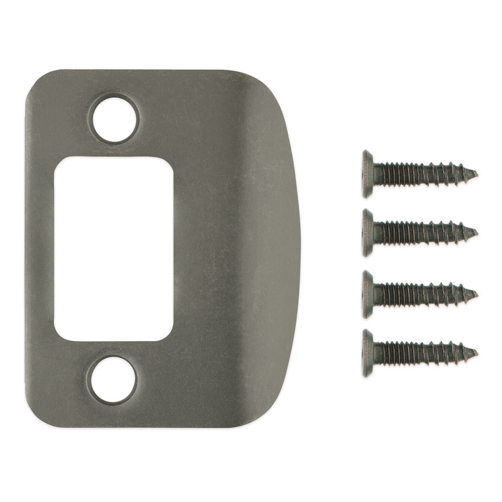 KWIKSET Kwikset 83796-025 Radius Corner Full Lip Strike Gunmetal