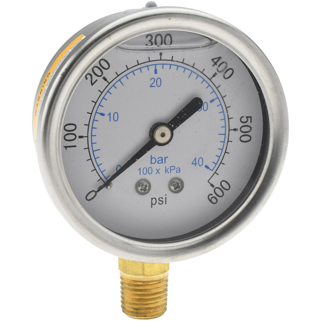 VALUE COLLECTION Value Collection 115AL25600 Pressure Gauge 600 Psi