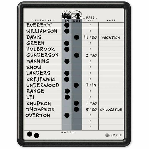 QUARTET Quartet QRT750 Magnetic in Out Board 11 X 14 Inches