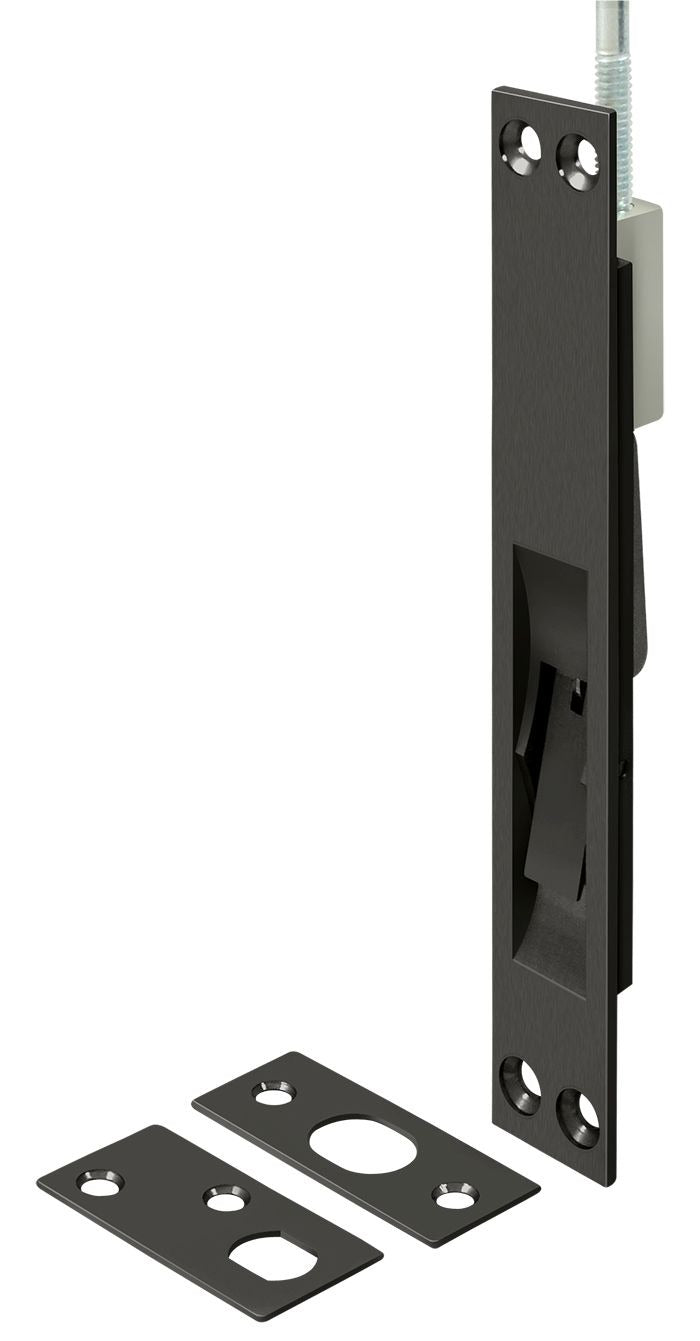 DELTANA Deltana 12EFB10B Extension Flush Bolt Solid Brass Oil Rubbed Bronze