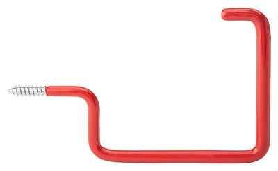 NATIONAL HARDWARE National Mfg N271-013 Red Vinyl Coated Storage Screw Hook 25-pack