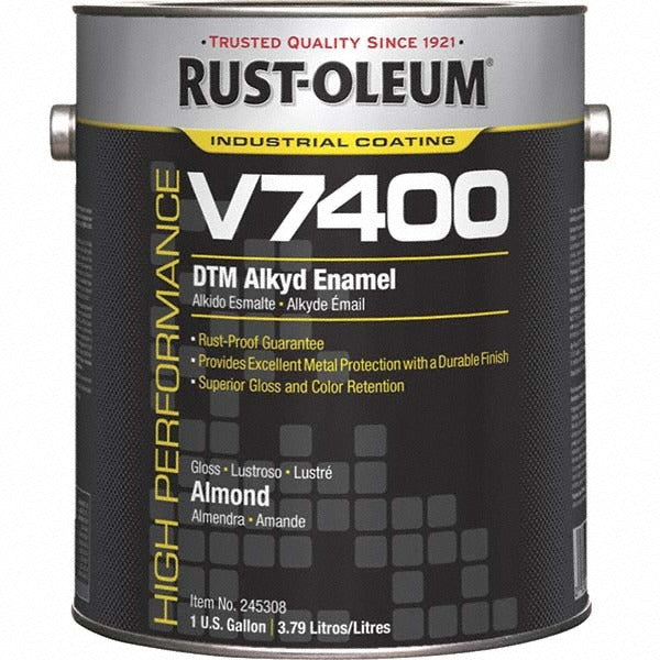 RUST-OLEUM Rust-oleum 245308 Alkyd Enamel Paint Gloss Almond 10 Gal