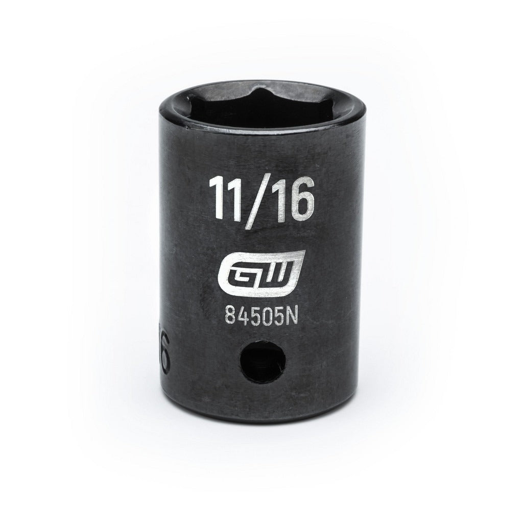 GEARWRENCH Gearwrench 84505N Impact Socket 1/2 in Drive 11/16 in 6-pt