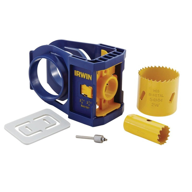 IRWIN Irwin 3111002 Door Lock Installation Kit Bi-Metal (1 Pack)