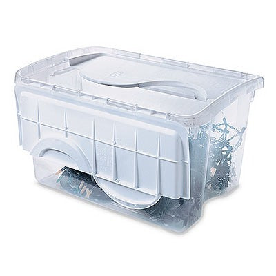 STERILITE Sterilite 19148006 Hinged Lid Storage Box 48 Qt
