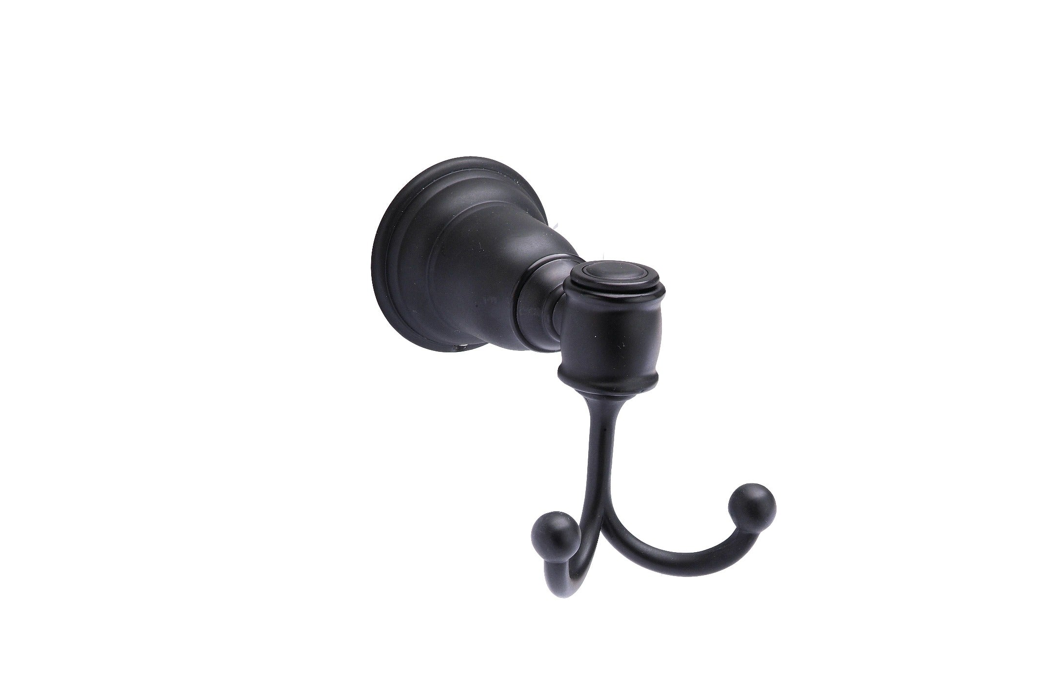 PAMEX Pamex BC10BL22 Double Robe Hook Matte Black