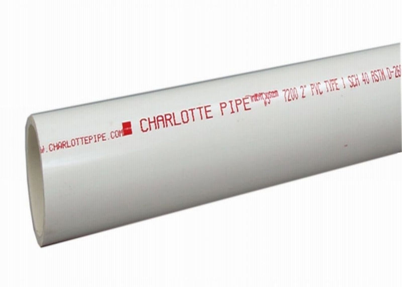 CHARLOTTE PIPE Charlotte Pipe PVC 07100 1000HC Solid Pipe SCH 40 (1-1/4 in x 5 ft)