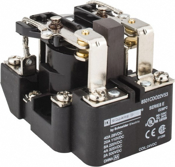 SCHNEIDER ELECTRIC Square D 8501CDO22V53 General Purpose Relay Dpdt 24 Vdc