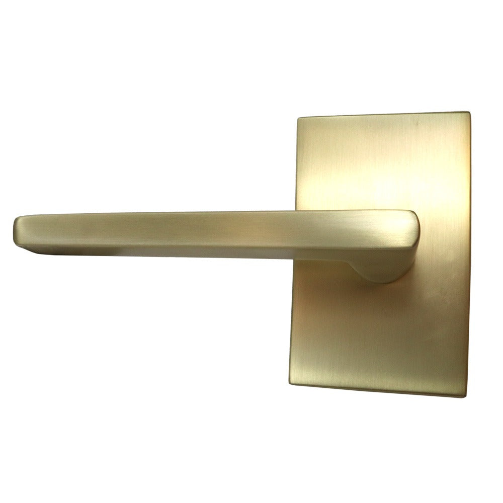 EMTEK Emtek 5112HLOUS4LH Helios Lever Passage Set Satin Brass