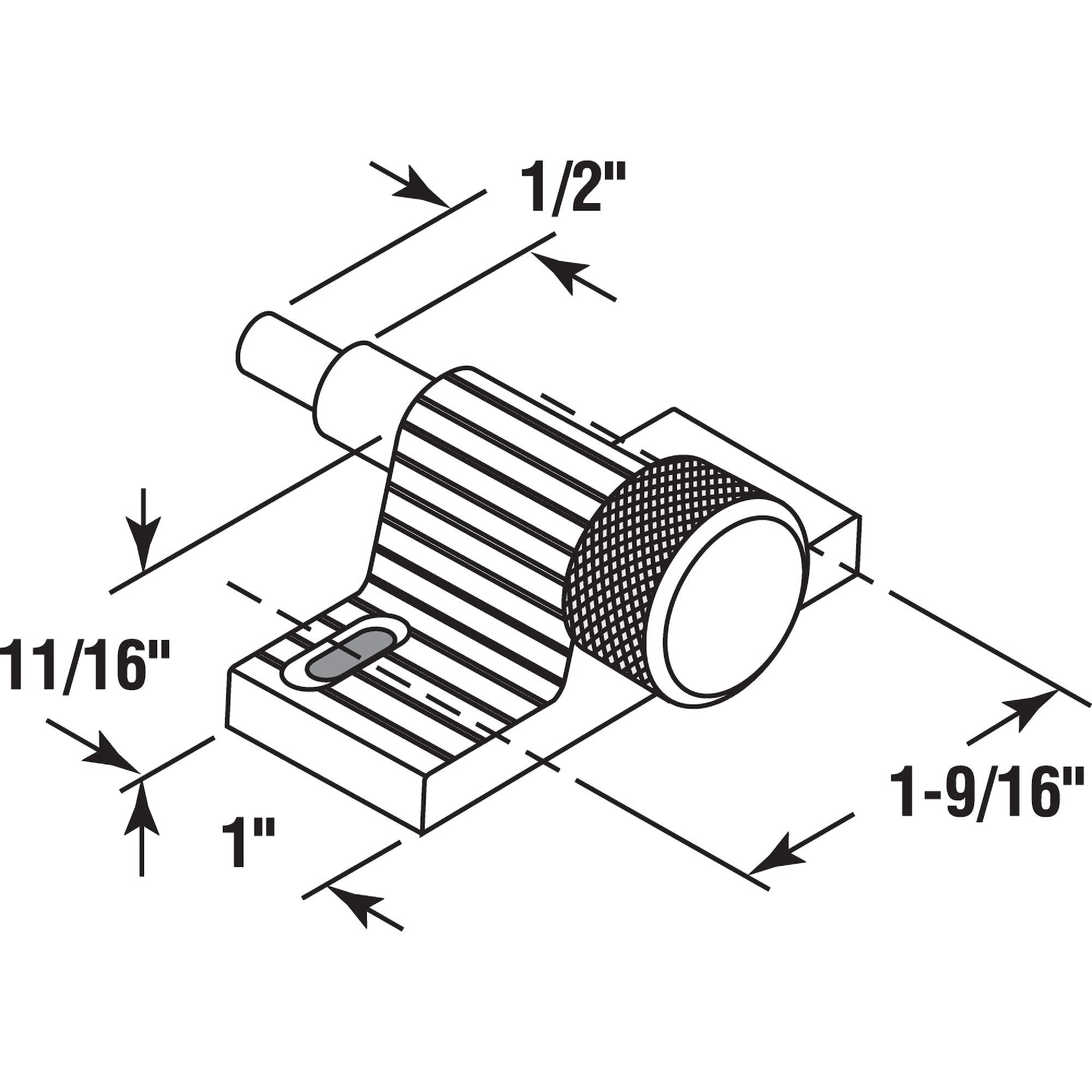 PRIME-LINE Prime-line MP4002 Twist-in Sliding Door Window Lock