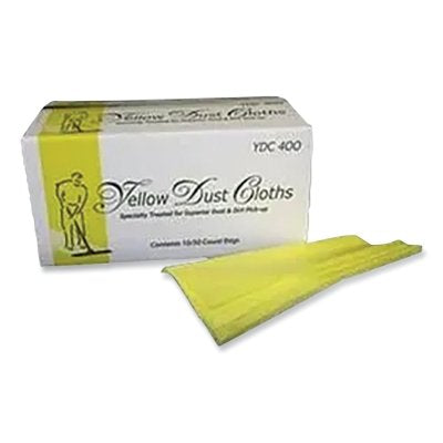 Mercantile Development 2424200 Disposable Dust Cloth 23 in L x 24 in W Oil Treated Rayon Yellow