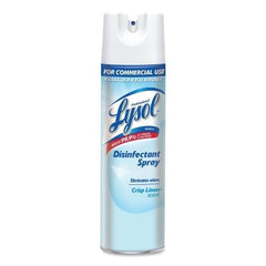 LYSOL CB748286 Disinfectant Spray 19 oz Aerosol Can Crisp Linen