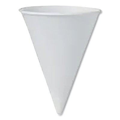 Solo W4FCSOLO Paper Cone Water Cup 4 Oz White